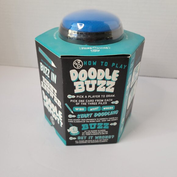 Professor Puzzle Doodle Buzz Drawing Game Buzzer Battle EUC Complete Game - Picture 3 of 6